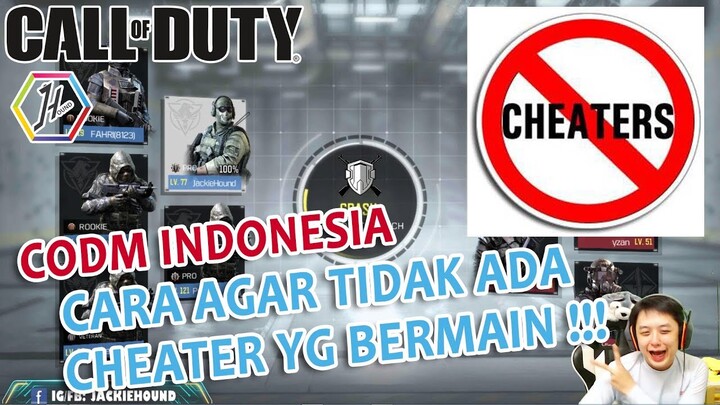 Caranya biar ga ketemu cheater di COD mobile !!! Call of duty mobile indonesia