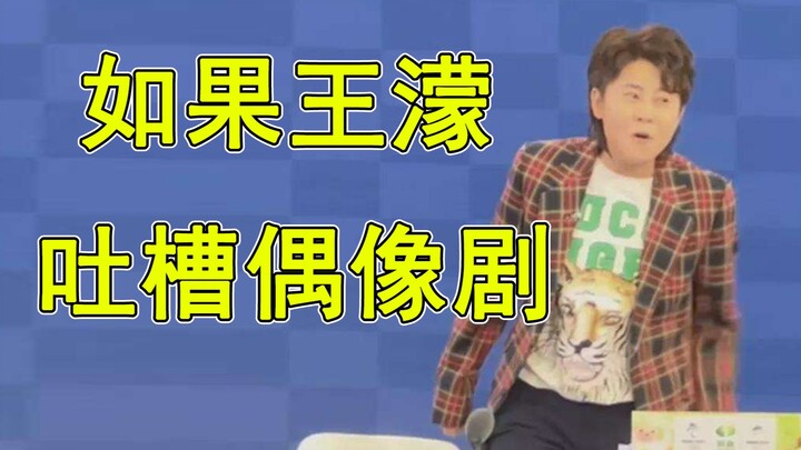 If Wang Meng complains about idol dramas