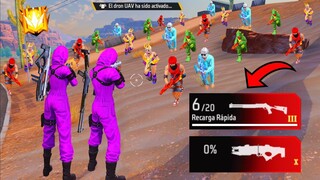 ESTO PASO AL USAR LA MEJOR COMBINACIÓN DE ARMAS 😱 FREE FIRE