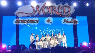 แฟนรายนี้เจอเงินบนเวทีต้อนรับ! มาดูการเต้นคัฟเวอร์สุดมันส์ของ [seventeen-World] กัน