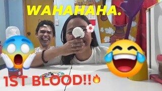 PIE FACE CHALLENGE😂 (HAHAHA DUMAME KAME)