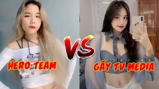 Đại Chiến Tik Tok | Thị Nhung (Gãy TV Media) VS Mèo Simmy (Hero Team) | Bạn Chọn Ai?