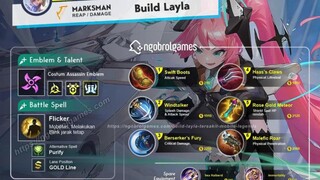 BUILD TERSAKIT HERO LAYLA_DI JAMIN AUTO MANIAC!!