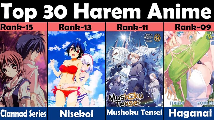 Top 10 Best Harem Anime You Should Watch - Bilibili