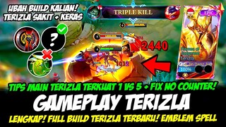 CARA MAIN TERIZLA TERKUAT + COMBO SAKIT TERIZLA❗BUILD TERIZLA TERSAKIT 2024❗GAMEPLAY TERIZLA EXP