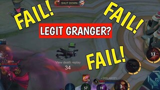 Will This Fan STILL THINKS IM LEGIT AFTER SEEING SO MANY FAILS? | AkoBida Granger Gameplay - MLBB