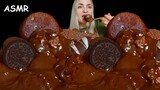 MUKBANG PROFITEROLES DIPPED IN CHOCOLATE|Eating sounds ASMR