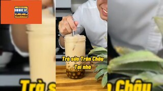 Cách làm trà sữa trân châu tại nhà #anngon