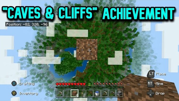 Minecraft "Caves & Cliffs" Achievement Tutorial - How to Unlock "Caves & Cliffs" Achievement