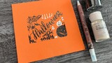 【DIY】Make a Halloween card