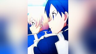 anime swordartonline kirito eugeo animeedit senzusquad