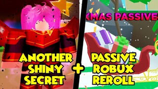 ANOTHER SHINY SECRET + PASSIVE ROBUX REROLL IN ANIME FIGHTER SIMULATOR!