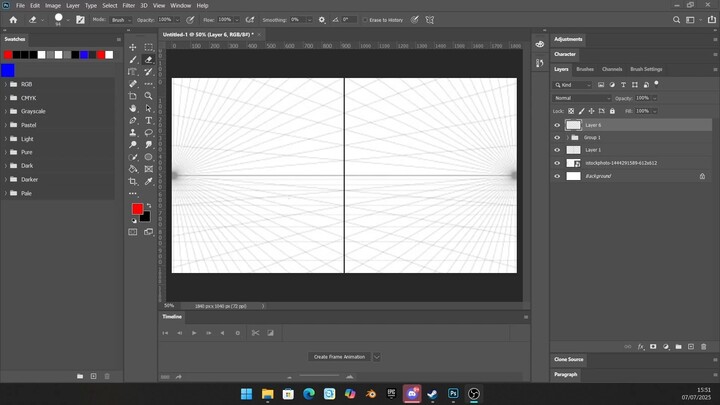 Ayo main2 sama warna 2 macam ini {Art Newbie To Pro}{42/100 Days} With Photoshop FeedbackFeed