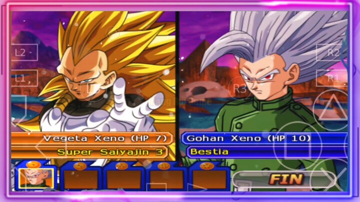 Vegeta XENO SSJ 3 VS Gohan XENO Bestian - DB MOD ANDROID GAMEPLAY
