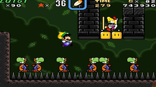 ใหม่ Super Mario World Brutal Darkness ผู้เล่นหลายคน 100% - WORLD 4 STRANGE ISLANDS Part 2