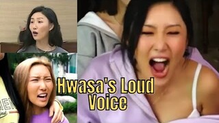 Hwasa and her loud voice