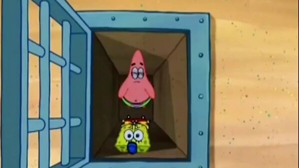 Spongebob who treats torture as a game