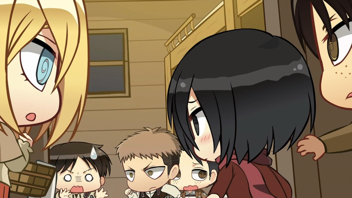 Allen didn't hesitate to use a three-dimensional mobile device to sneak into Mikasa's dormitory in t
