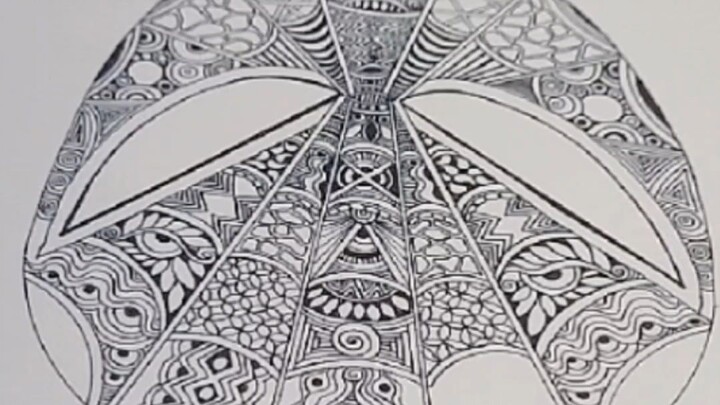 Zentangle - Spiderman 蜘蛛侠禅绕画 #zentangle #learntodraw #creativehealing #spiderman #蜘蛛侠 #禅绕画 #手绘 #画画
