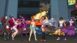 MUGEN KOF：Lou Team VS Black Princess Tohka Team