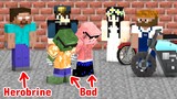 Herobrine and the Thieves - Monster School Minecraft Animation