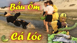 Món Bầu Ôm Cá Lóc Nướng Siêu Ngon Và Pha Ném Trư Bát Giới Xuống Hồ Cười Vỡ Mồm - Ngộ Không TV