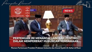 Moment Pertemuan Presiden Probowo Dengan Mesir