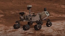 Mars rover Curiosity exploring Gale crater and Mount Sharp on Mars