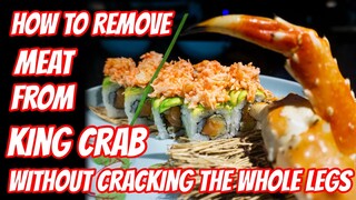 Come Togliere La Carne di King Crab Senza Rompere le chele