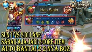 LAWAN 2 ORANG DI OFFLANE KITA HARUS MAIN SABAR MID GAME KITA BANTAI SEMUA BOZ