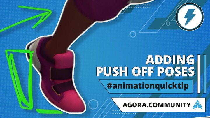 ⚡ Adding Push Off Poses | Animation Quicktip