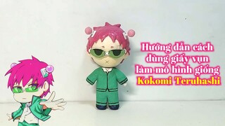 Hướng dẫn cách dùng giấy vụn làm mô hình giống Kokomi Teruhashi