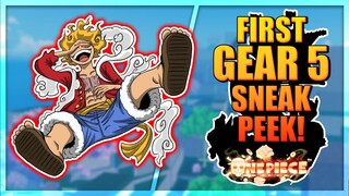 First Rubber Fruit Gear 5 Sneak Peek and More in A One Piece Game