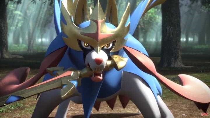 "Pokémon: Sword/Shield" mythical beast debut screen