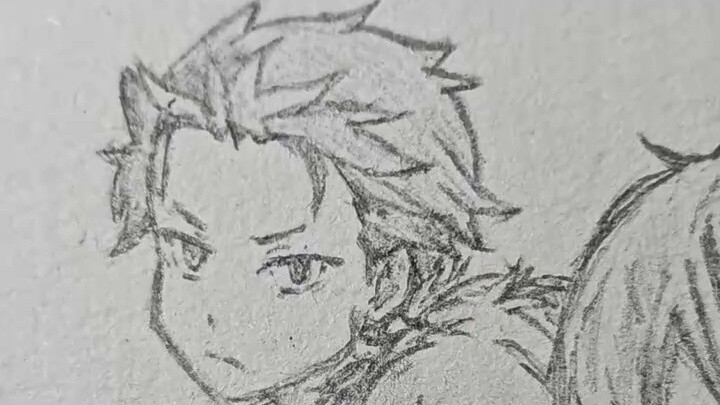 Challenge to draw 100 male protagonists——Natsuki Subaru