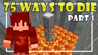 75 Ways To Die in Minecraft plays by Jayvee TV #1