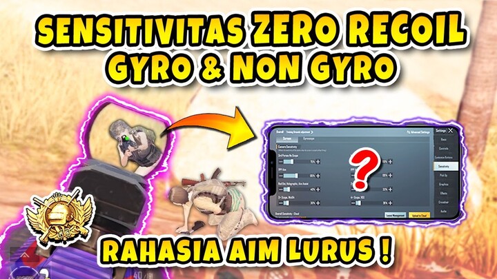 SENSITIVITAS PUBG MOBILE TERBAIK UNTUK PEMULA NO RECOIL AUTO LURUS TERBARU | PUBG MOBILE UPDATE 1.8