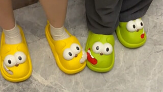 这拖鞋对于单身汪的我来说 伤害不止亿点点