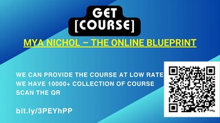 Mya Nichol – The Online Blueprint