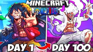 I Survived 100 Days In Minecraft One Piece In Wano... This Is What Happened