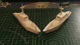 [Hướng dẫn làm mô hình giấy] Làm tàu ​​khu trục chỉ từ 1 mảnh giấy