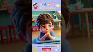 น้องขันติไม่อยากนอนคนเดียว | giveUAtoy story #การ์ตูน #shorts