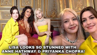 BLACKPINK Lisa with Anne Hathaway & Priyanka Chopra For Bulgari's High Jewelry Event! ❤️