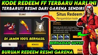 KODE REDEEM FREE FIRE TERBARU 31 MARET 2023 HARI INI