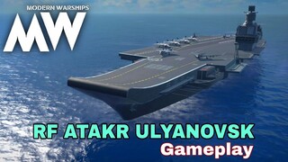 Modern Warships: RF ATAKR ULYANOVSK Russian Aircraft carrier.. Gameplay.
