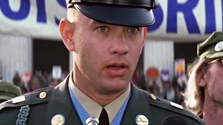 What did Forrest Gump say during his speech? — “Forrest Gump”