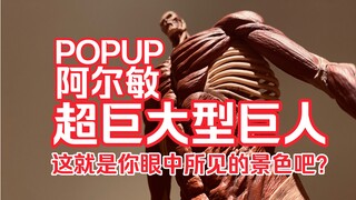 【饭君与巨人】GSC POPUP 阿尔敏 超巨大型巨人 手办测评