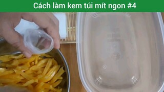 Cách làm kem túi mít ngon p4