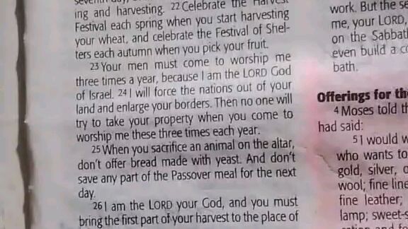 Daily Verse.        Exodus 34:21-28