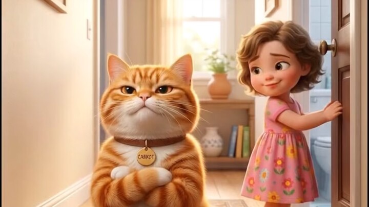 POV : เมื่อน้องเข้าห้องน้ำ #pov #cartoon #anime #การ์ตูน #อนิเมะ cat
